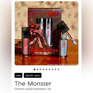 Stranger things Colourpop Liquid Eyeshadow Set